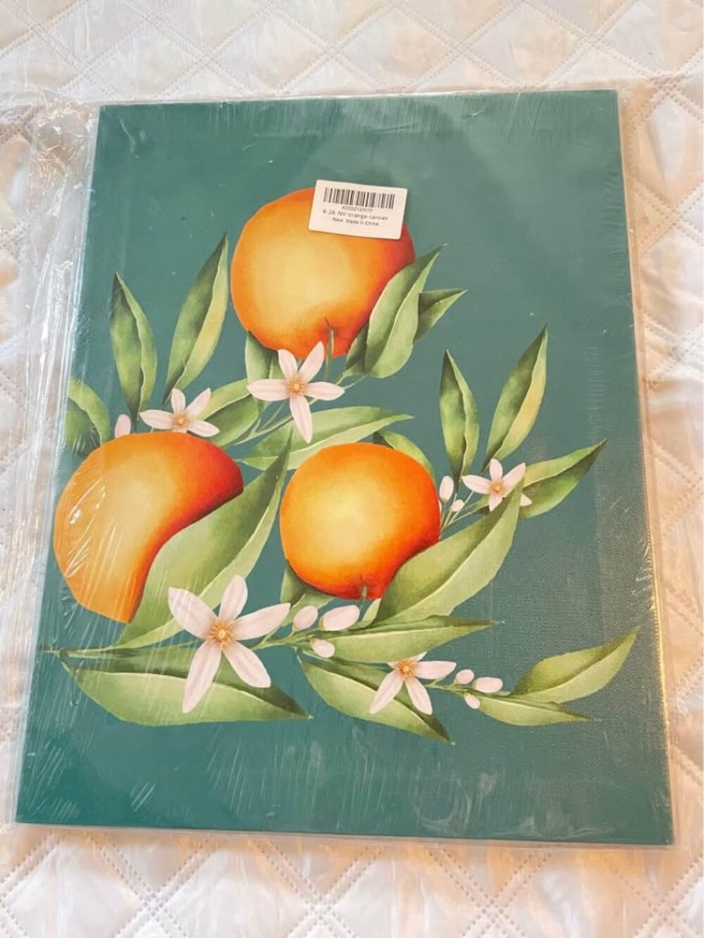 Painting Fruit Art Orange Prints for Home Wall Décor Kitchen Artwork Framed Gift